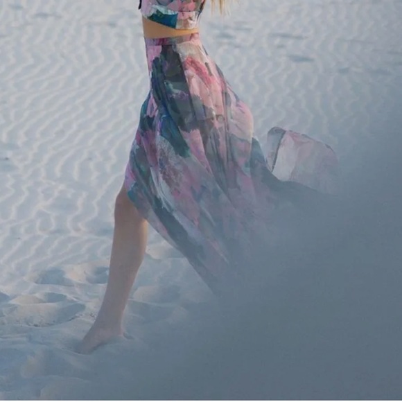 Urban Outfitters, Free People We Are Kindred Printed Maxi Skirt/ Skort Size XS - Picture 3 of 8